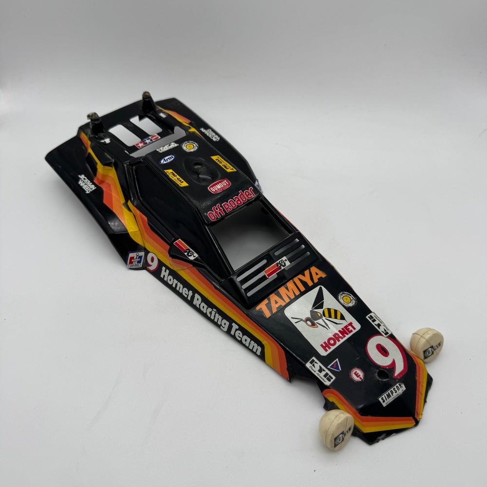 Vintage Tamiya The Hornet RC Buggy Body Shell Black 1/10 Scale Replacement Parts